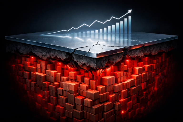 Inventory growth without sales showing hidden balance sheet risk, rising inventory, and declining cash flow impact on P&L performance